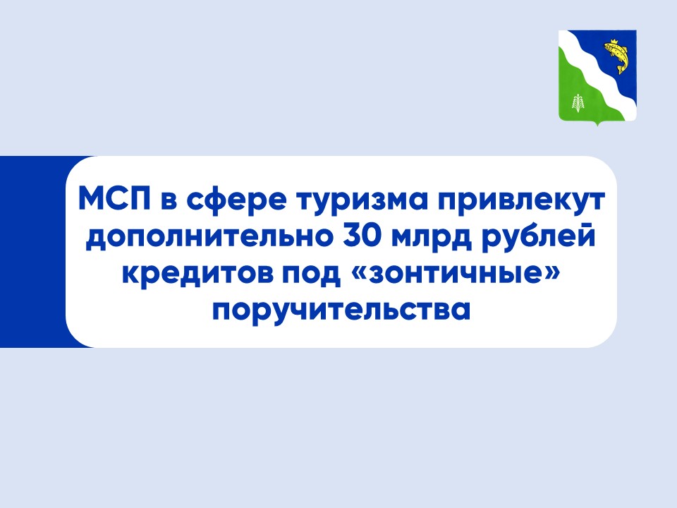 МСП в сфере туризма привлекут дополнительно 30 млрд рублей кредитов под «зонтичные» поручительства.